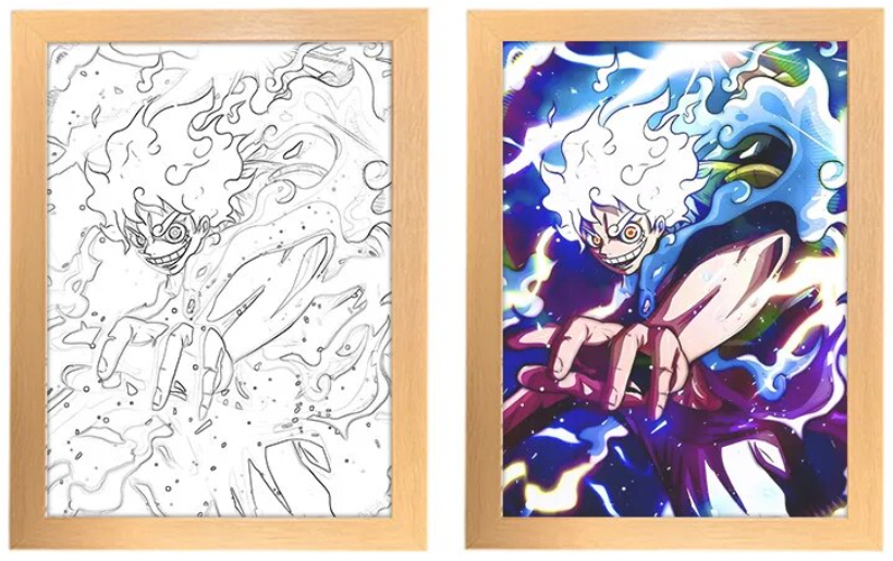 Pirate King’s Voyage | Straw Hat Captain Gear 5 V3 LED Painting