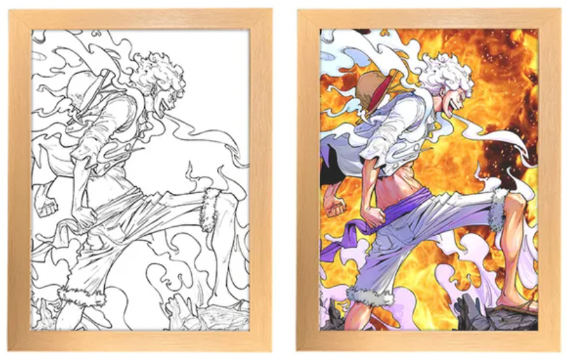 Pirate King’s Voyage | Straw Hat Captain Gear 5 V6 LED Painting