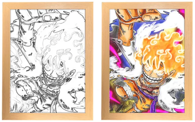Pirate King’s Voyage | Straw Hat Captain Gear 5 V10 LED Painting
