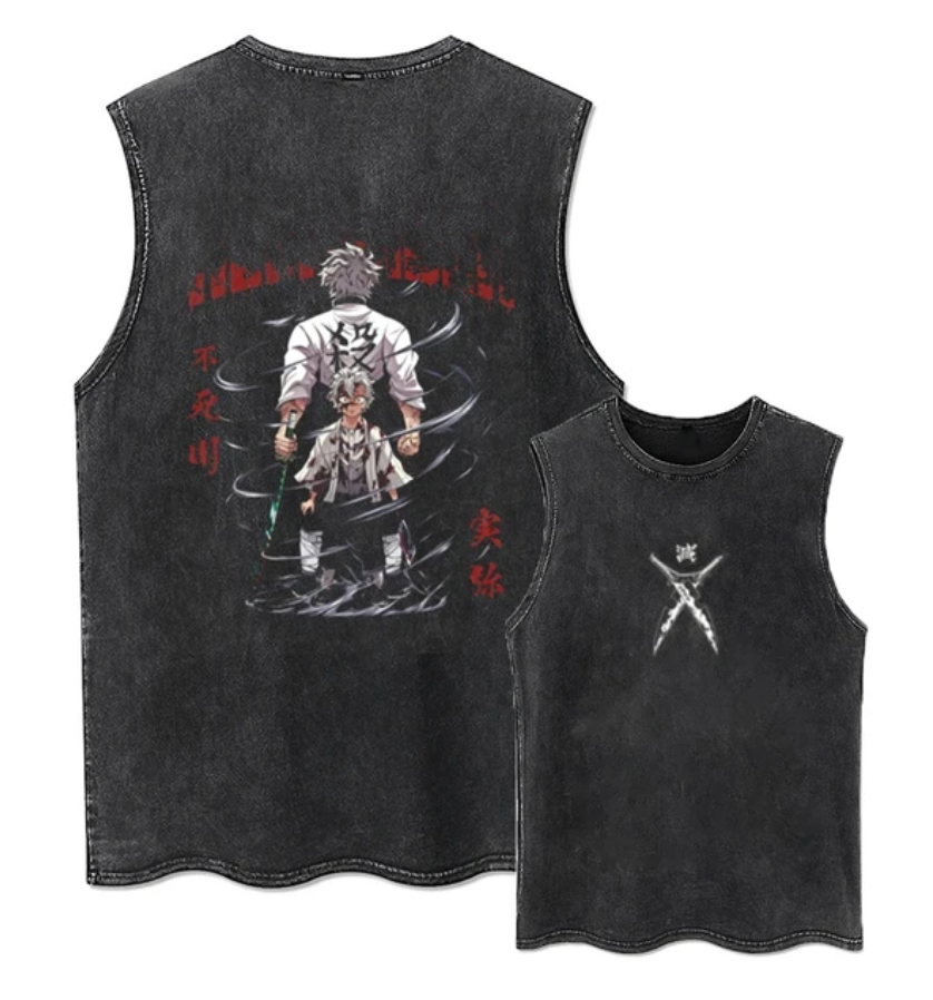Blade of Demon Hunters Wind Hashira Tank Top