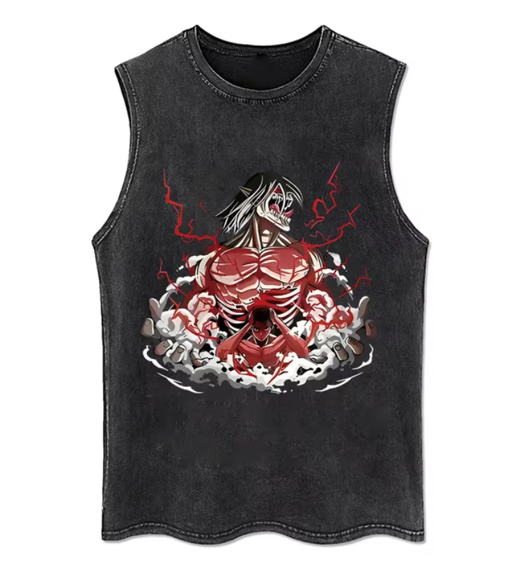 Titan Siege Freedom Fighter Attack Titan V3 Tank Top
