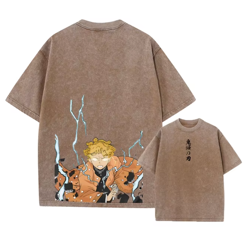 Blade of Demon Hunters Thunder Breather Rage T-Shirt