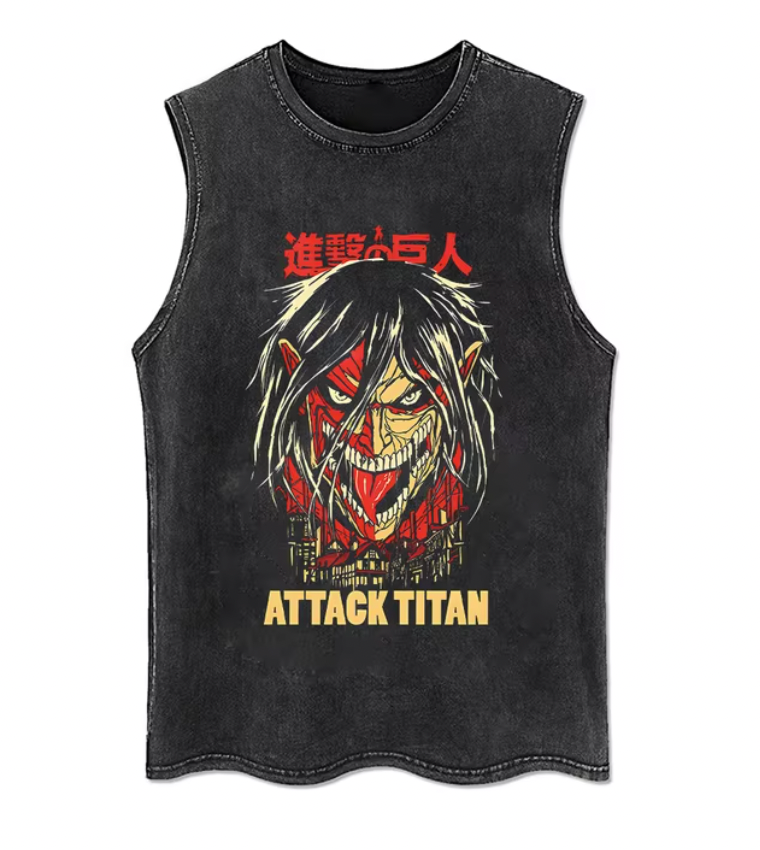 Angriff auf Titan - Eren Yeager - Attack Titan V2 - Tank Top
