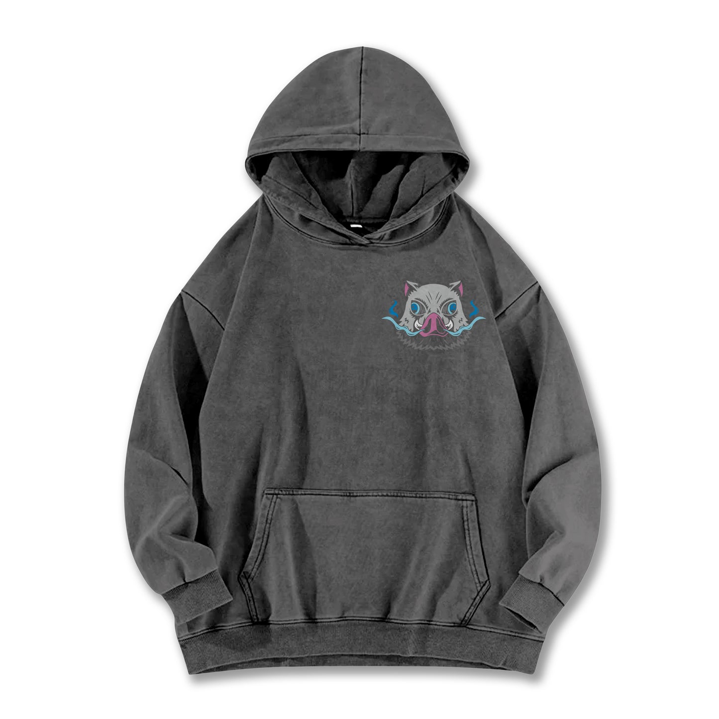 Blade of Demon Hunters Boar Head Fighter V2 Vintage Hoodie