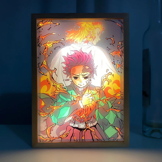 Blade of Demon Hunters | Blade of Demon Hunters | Kamado Water Breathing Swordsman LED Painting