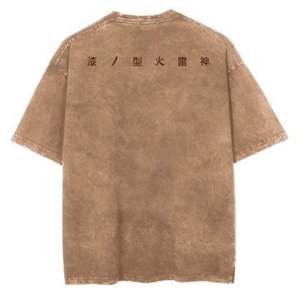 T-shirt Rage V2 de Zenitsu, le tueur de démons