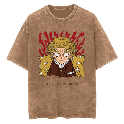 T-shirt Rage V2 de Zenitsu, le tueur de démons