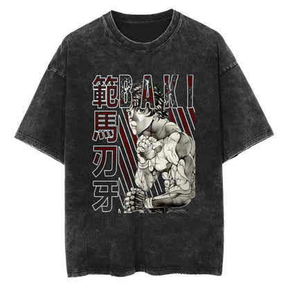 Ultimate Grappler Hanma V15 Vintage T-Shirt