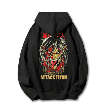 Titan Siege Eren Yeager Attack Titan V2 Hoodie
