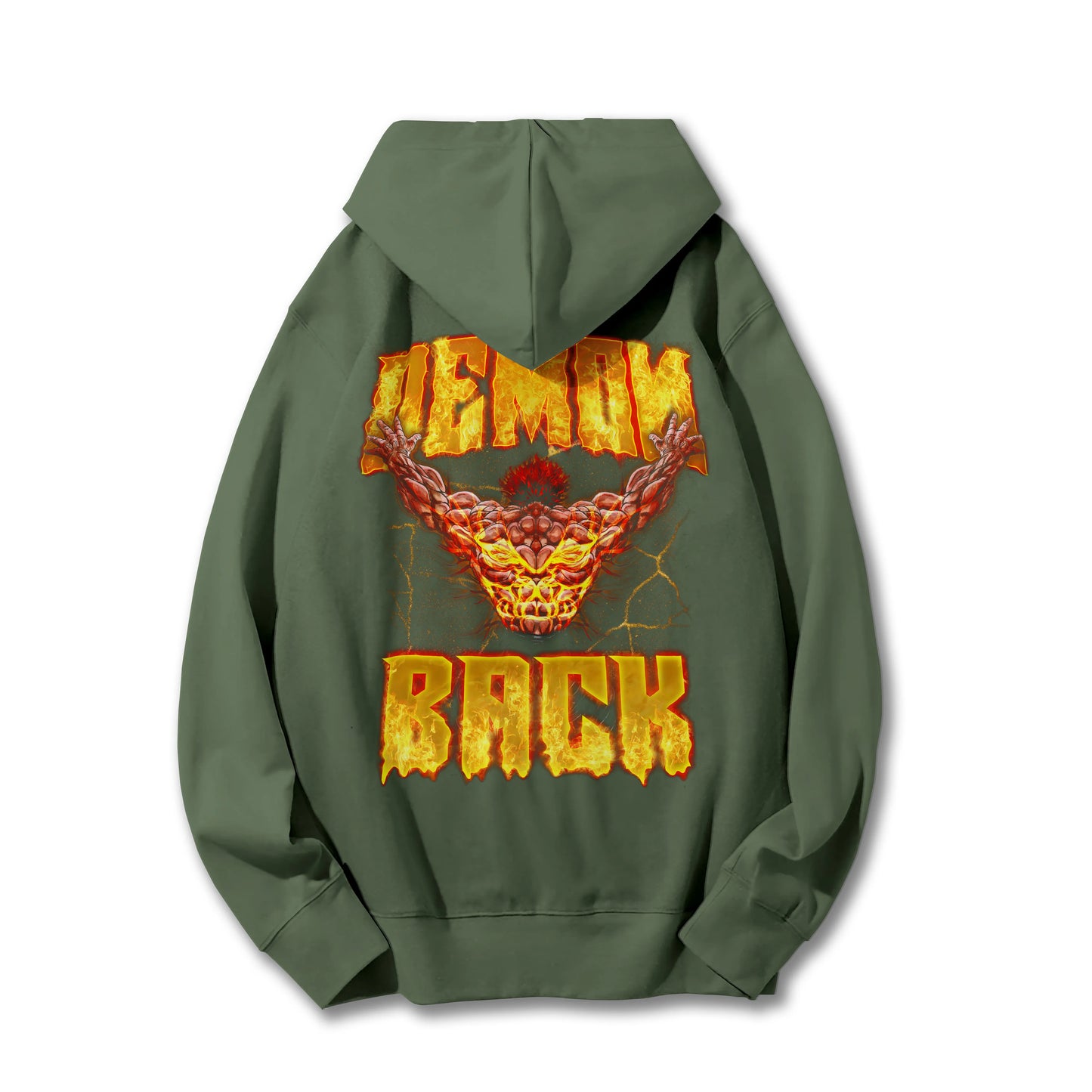 Ultimate Grappler - Yujiro Hanma's Demon Back Hoodie