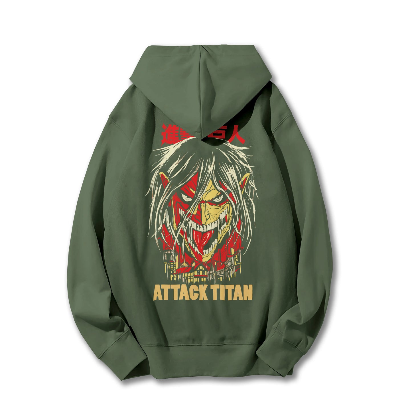 Titan Siege Eren Yeager Attack Titan V2 Hoodie
