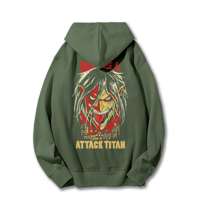 Titan Siege Eren Yeager Attack Titan V2 Hoodie
