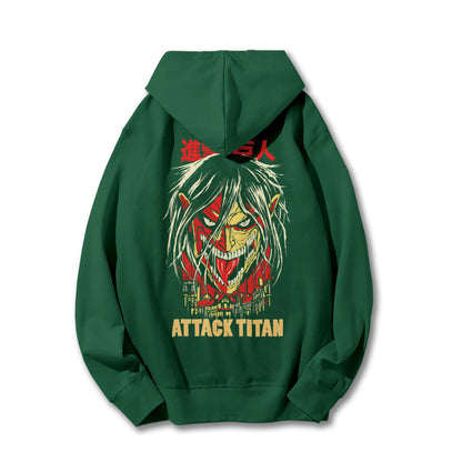 Titan Siege Eren Yeager Attack Titan V2 Hoodie