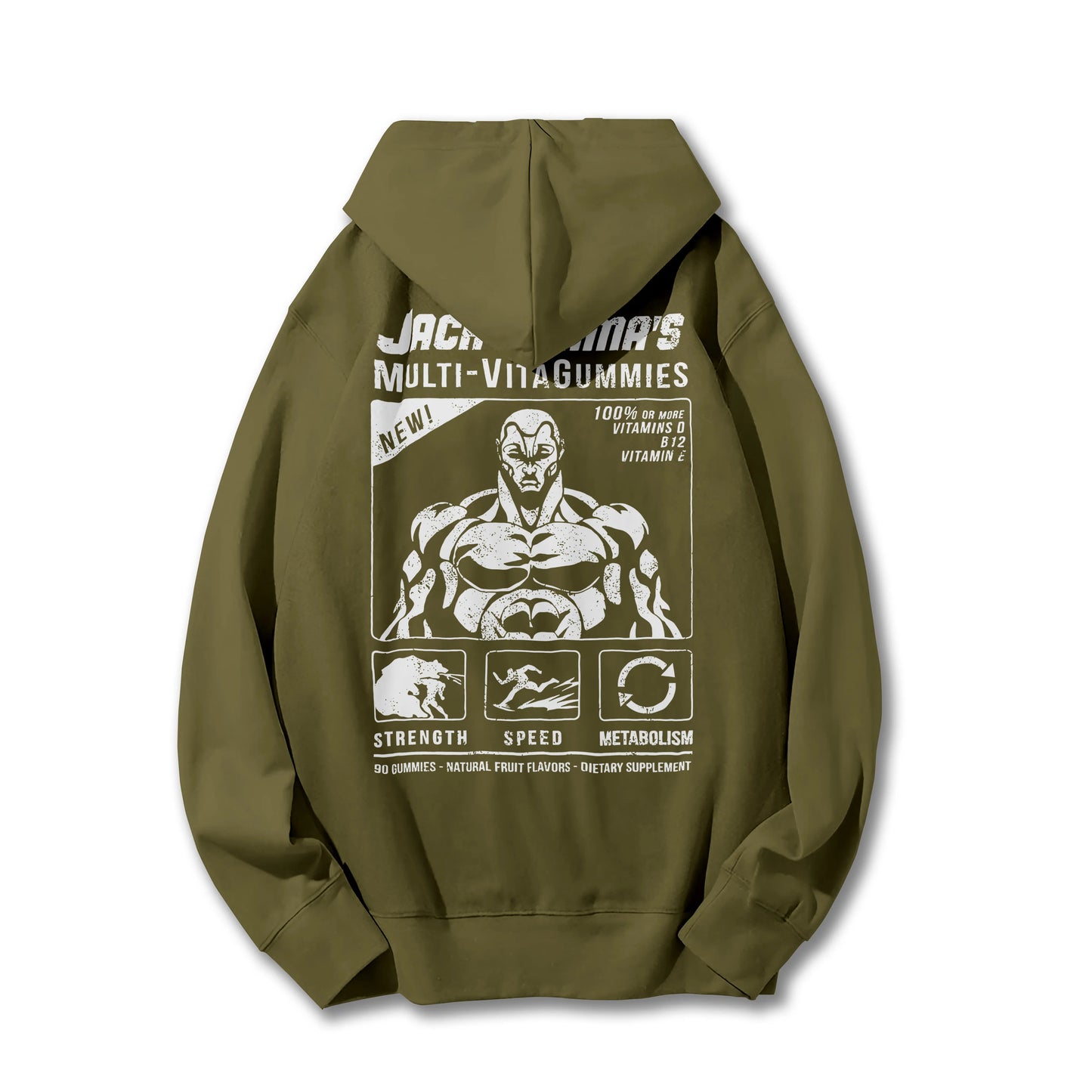 Ultimate Grappler - Jack Hanma's Multi-VitaGummies Hoodie