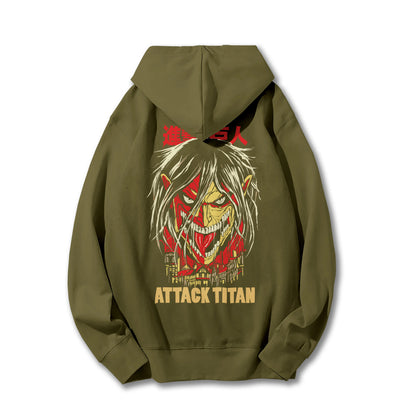 Titan Siege Eren Yeager Attack Titan V2 Hoodie