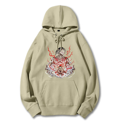 Titan Siege Eren Yeager Attack Titan V3 Hoodie