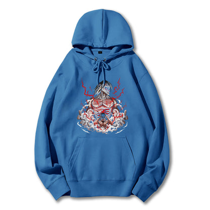 Titan Siege Eren Yeager Attack Titan V3 Hoodie