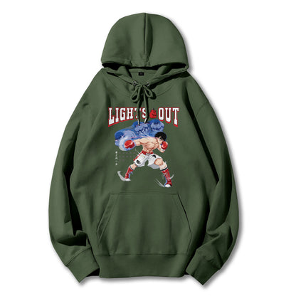 Fighting Spirit Kamogawa Lights Out Hoodie