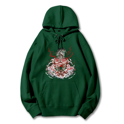 Titan Siege Eren Yeager Attack Titan V3 Hoodie