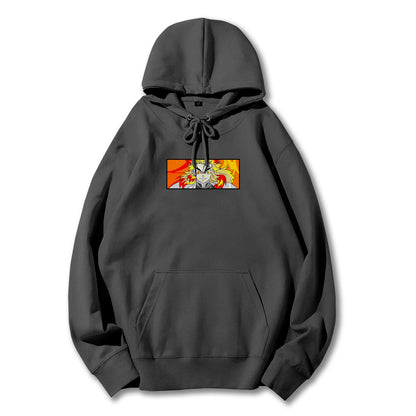 Blade of the Demon Hunters Kyojuro Rengoku Fire Hashira Hoodie