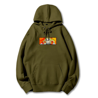 Blade of the Demon Hunters Kyojuro Rengoku Fire Hashira Hoodie