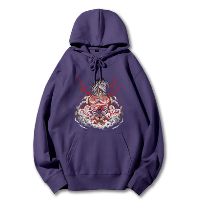 Titan Siege Eren Yeager Attack Titan V3 Hoodie