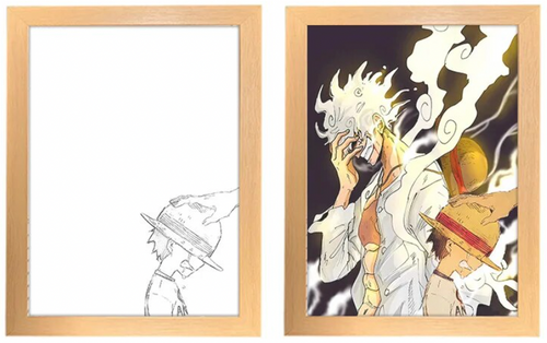 One Piece | Transformation de Luffy V2 Peinture lumineuse LED