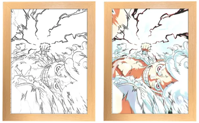Pirate King’s Voyage | Straw Hat Captain Gear 5 V7 LED Painting