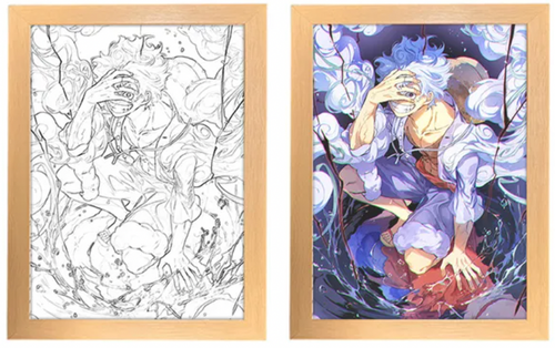 Pirate King’s Voyage | Straw Hat Captain Gear 5 V8 LED Painting
