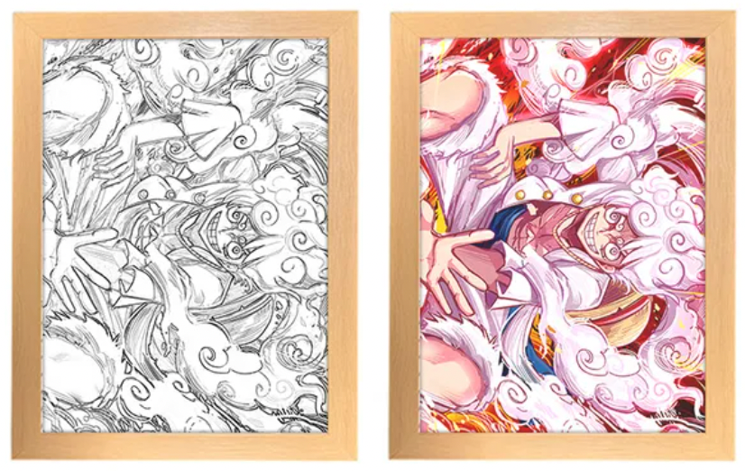 Pirate King’s Voyage | Straw Hat Captain Gear 5 V9 LED Painting