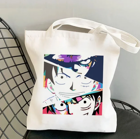Pirate King’s Voyage Straw Hat Captain Gaze Tote Bag