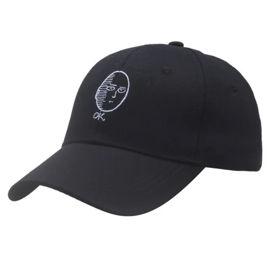 Hero With One Strike "OK" Embroidered Cap