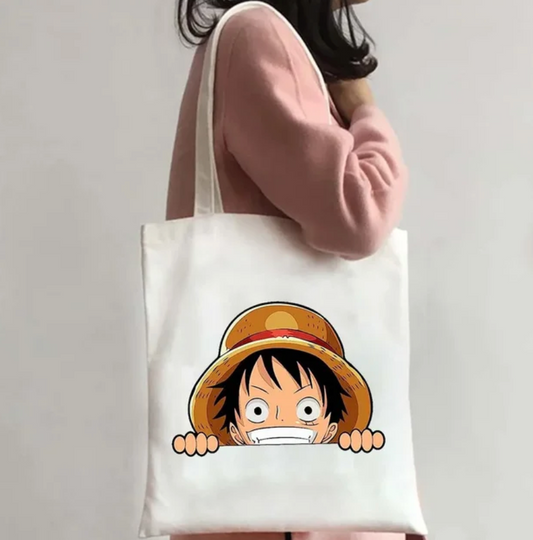 Pirate King’s Voyage Straw Hat Captain Peaking Tote Bag