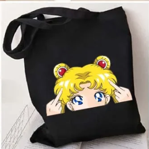 Celestial Guardians Doesn't Care Tote Bag (Black)