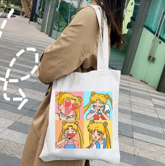 Sailor Moon Vintage Comic Stofftasche