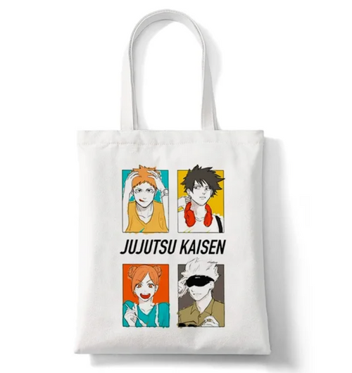 Jujutsu Kaisen Retro-Einkaufstasche