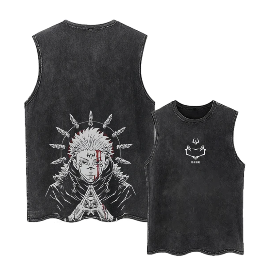 Tokyo Sorcery Malevolent Unlucky King Tank Top