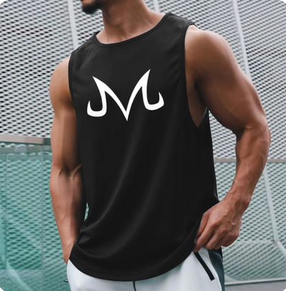 Saiyan Legacy Majin Logo Quick Dry Tank Top
