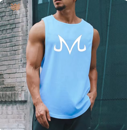 Saiyan Legacy Majin Logo Quick Dry Tank Top