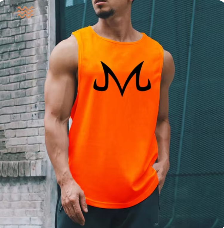 Saiyan Legacy Majin Logo Quick Dry Tank Top