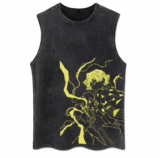 Blade of Demon Hunters Thunder Breather V2 Tank Top
