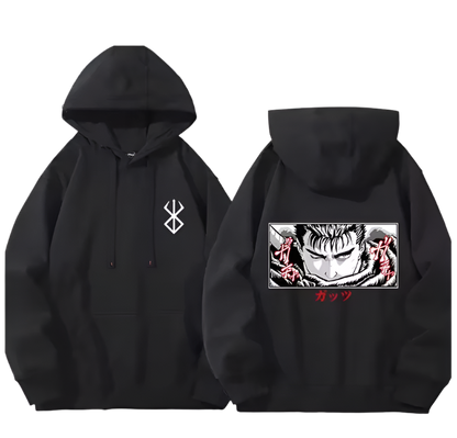 Kapuzenpullover „Berserk Guts V3“