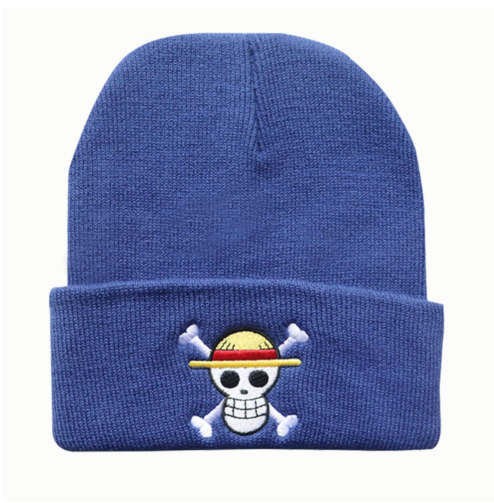 Pirate King’s Voyage Straw Hat's Jolly Unlucky King of the Seas Embroidered Beanie