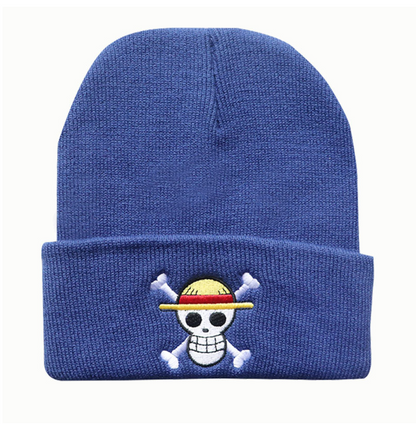Pirate King’s Voyage Straw Hat's Jolly Unlucky King of the Seas Embroidered Beanie
