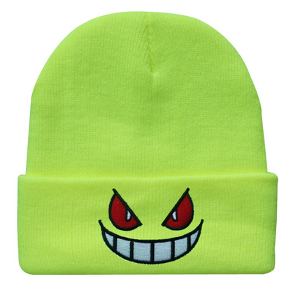 Beanie mit aufgesticktem Phantom Smile