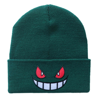 Beanie mit aufgesticktem Phantom Smile