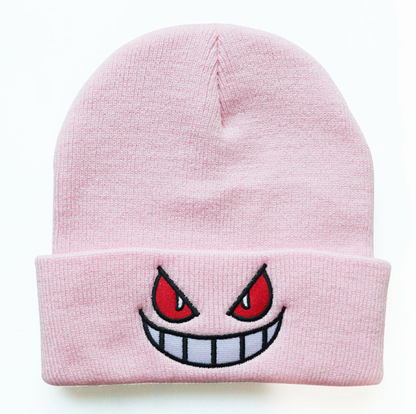 Beanie mit aufgesticktem Phantom Smile