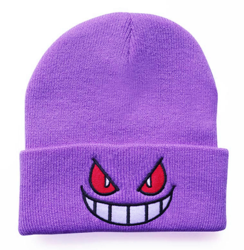 Beanie mit aufgesticktem Phantom Smile