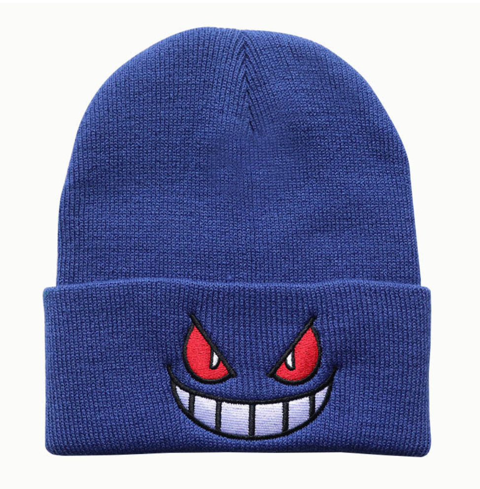 Beanie mit aufgesticktem Phantom Smile