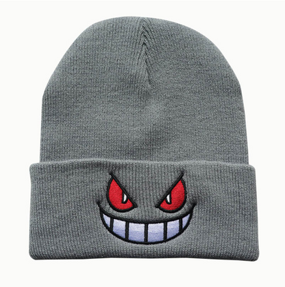 Beanie mit aufgesticktem Phantom Smile